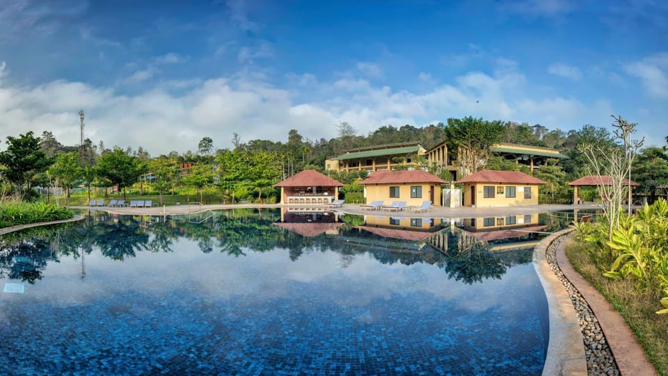 Property building, Natural landscape, Swimming pool