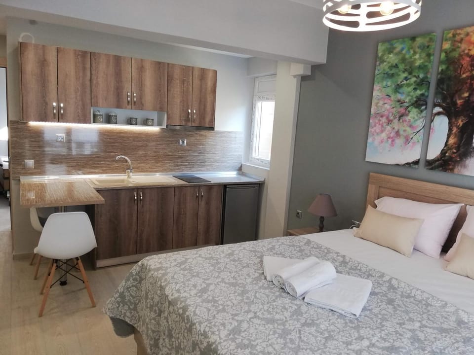 Kitchen or kitchenette, Bedroom