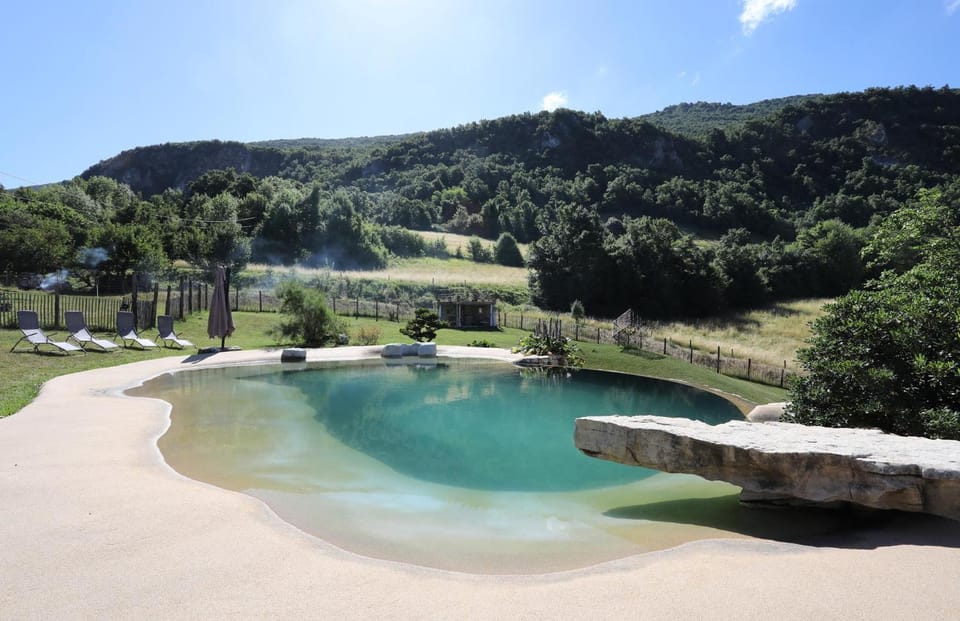 Spring, Day, Mountain view, Pool view, Swimming pool