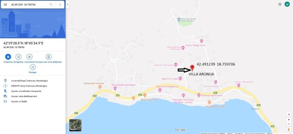 Villa Aronija Bed and Breakfast in Kotor Municipality