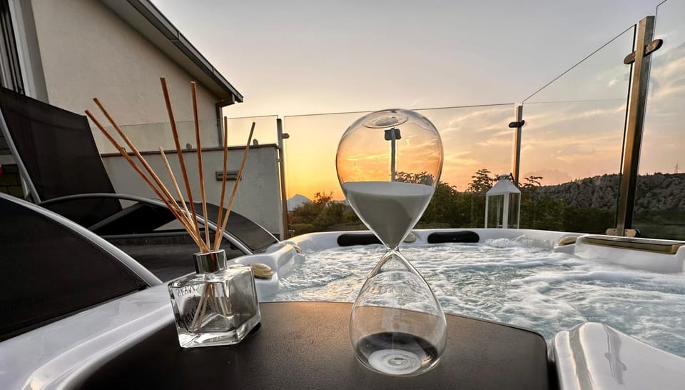 Hot Tub, Sunset