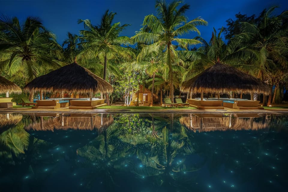 Night, Pool view