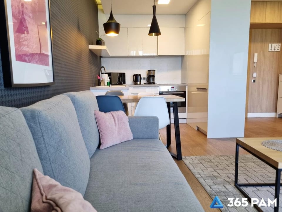 Kitchen or kitchenette, Living room, Seating area, Dining area, stove