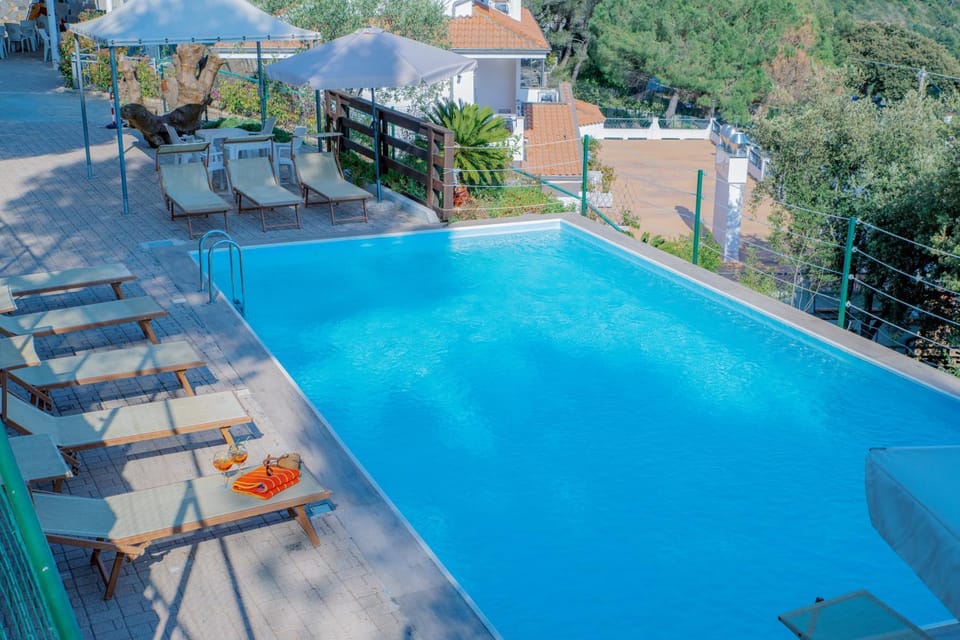 Property building, Pool view, Swimming pool