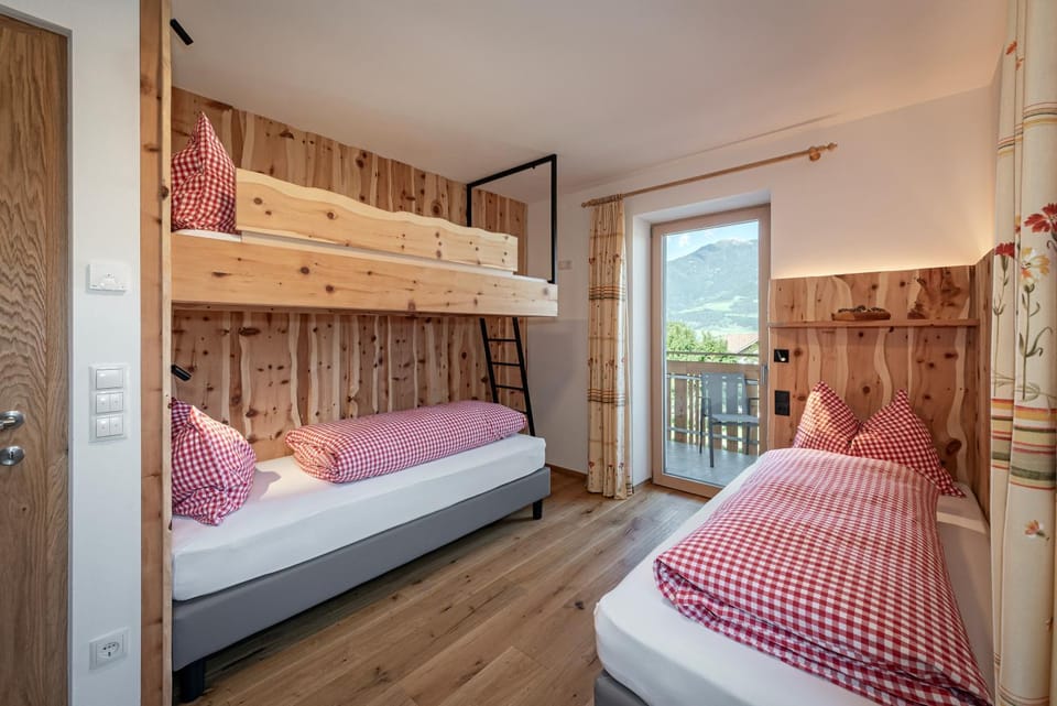 Bed, Photo of the whole room, Bedroom, bunk bed, wardrobe