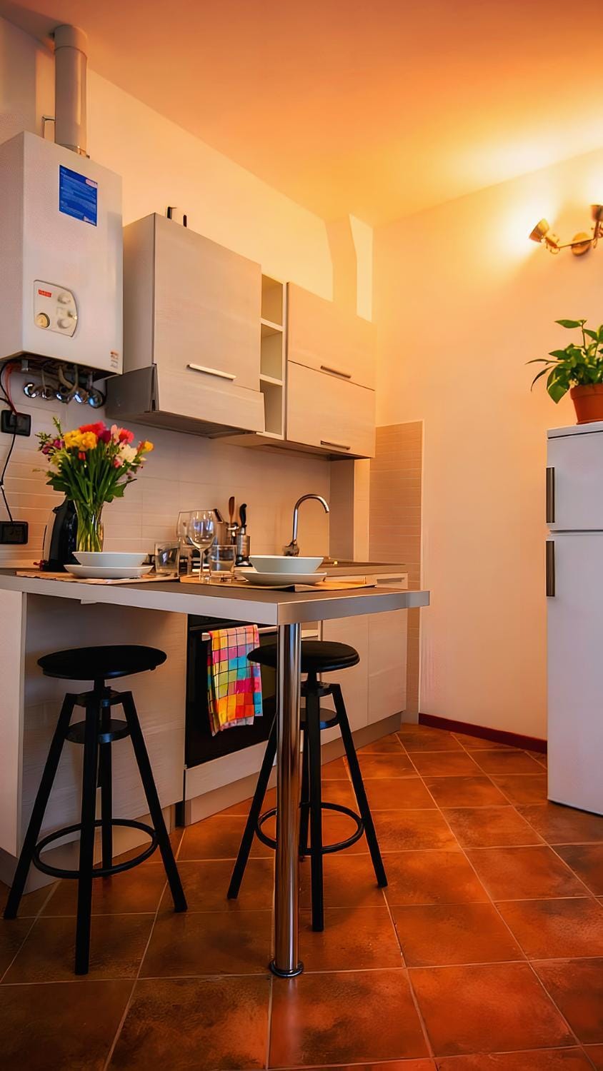 Kitchen or kitchenette, kitchen