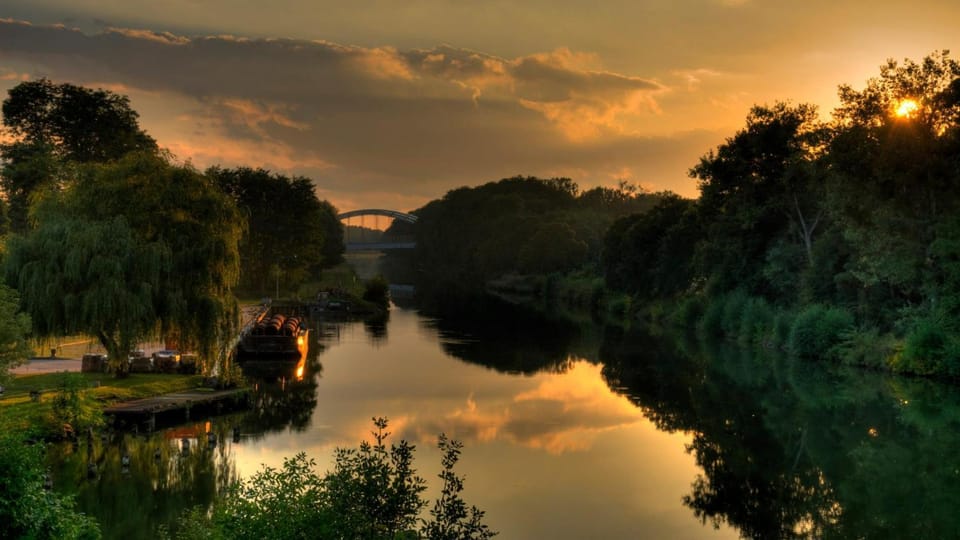 Natural landscape, Sunset