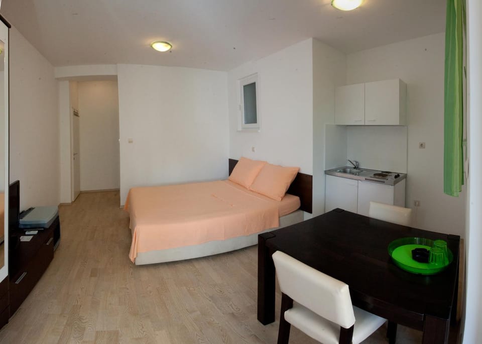 Bed, Kitchen or kitchenette, Photo of the whole room, Seating area, Dining area, Bedroom