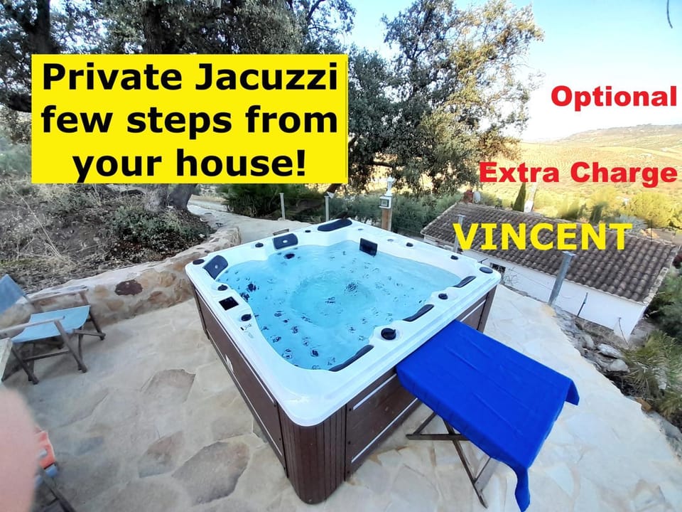 Rural cottage VINCENT van Gogh, with spectacular pool & OPTIONAL private 6 guests jacuzzi House in Sierra de las Nieves