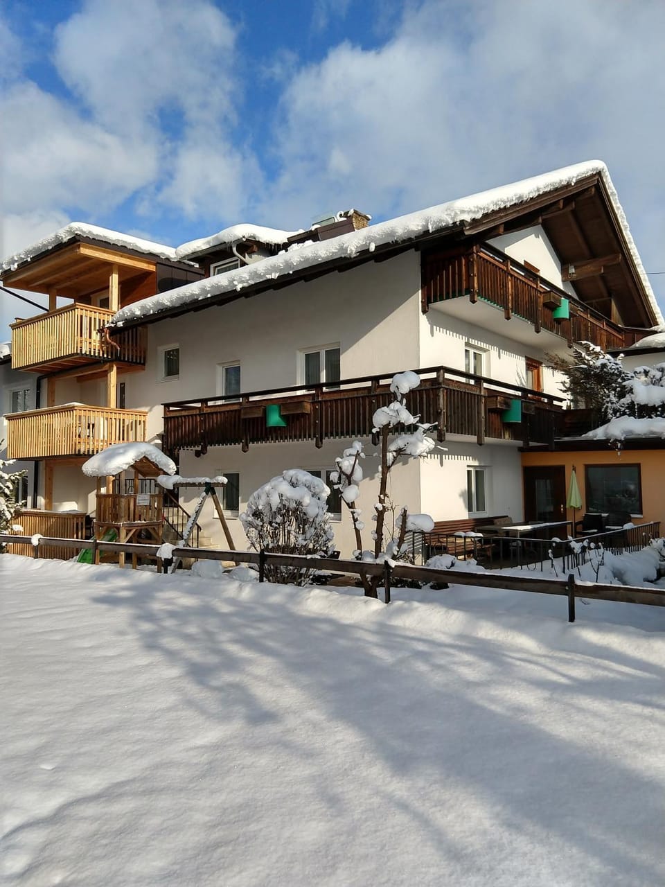 Property building, Winter
