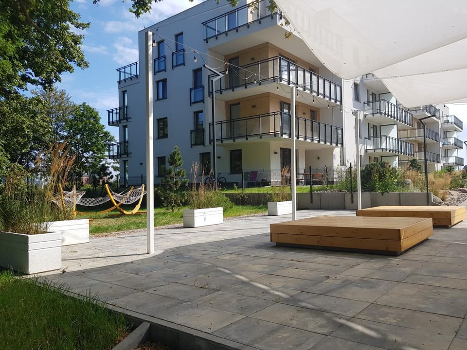 Property building, Patio