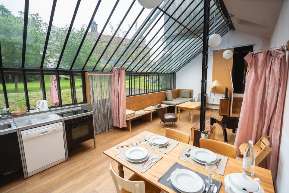 Living room, kitchen