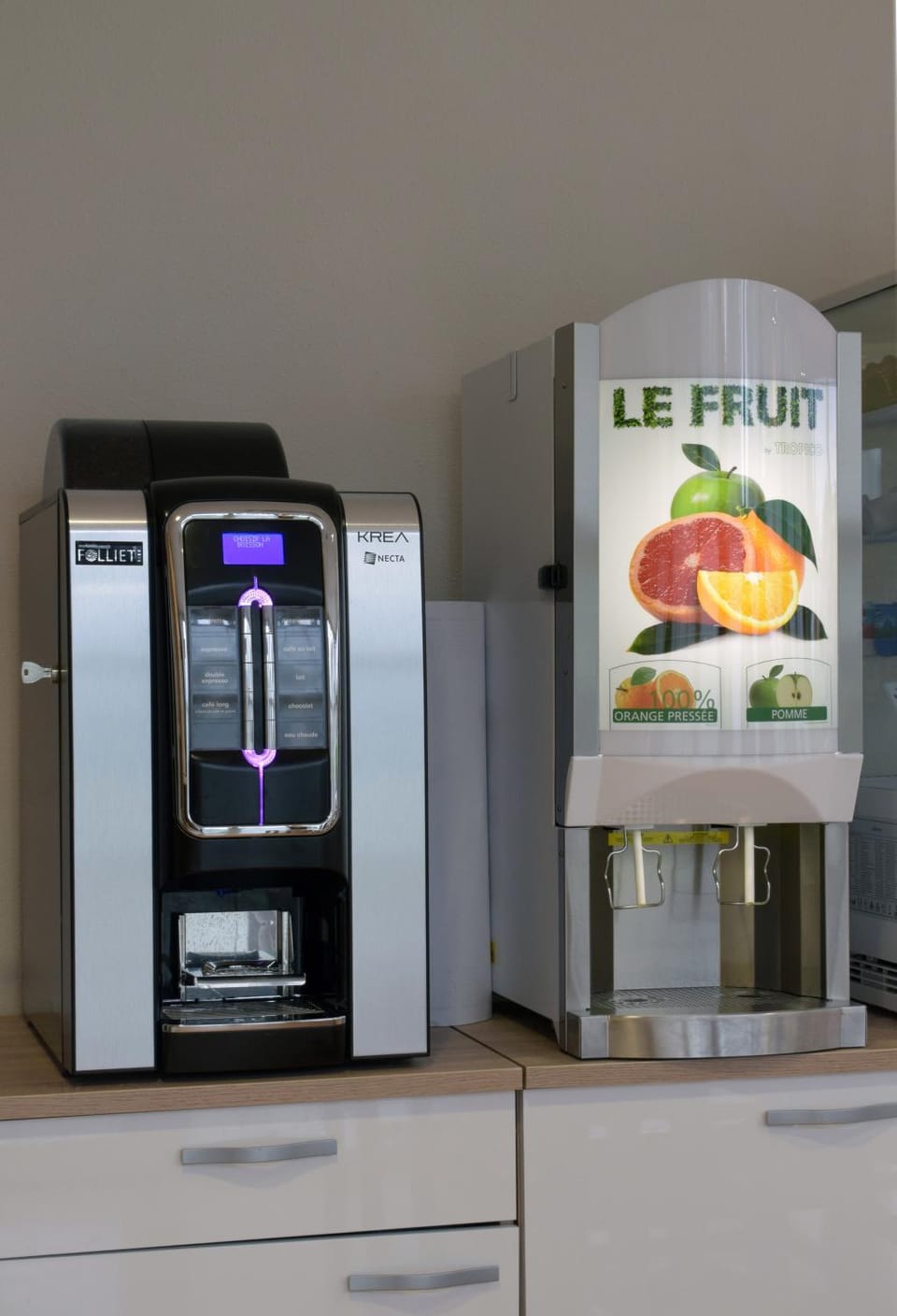 Continental breakfast, Non alcoholic drinks