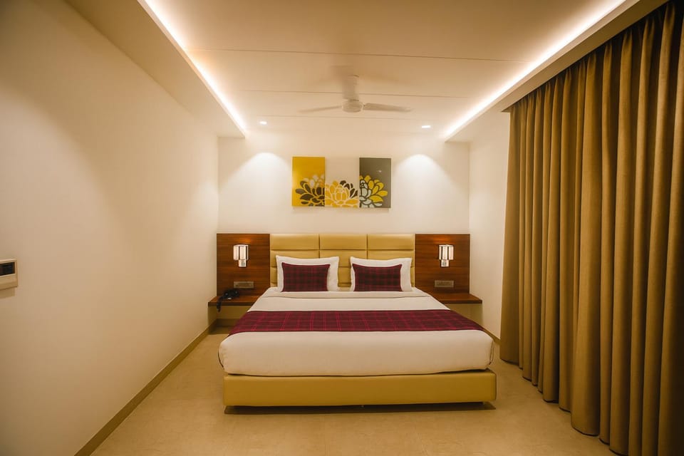 Bed, Bedroom, air conditioner
