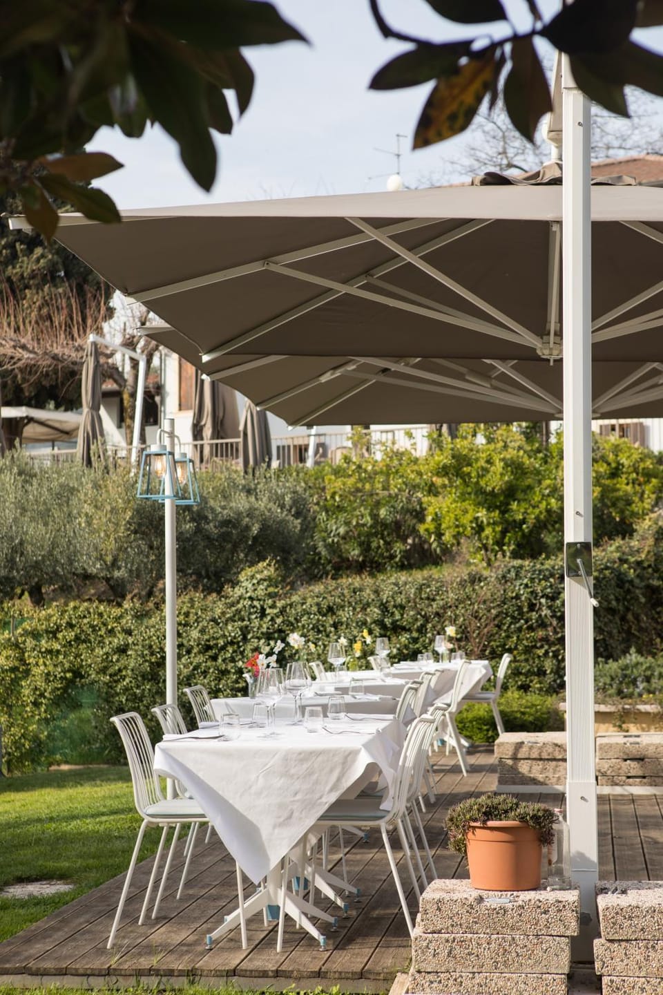 Patio, Garden, Dining area, Dinner
