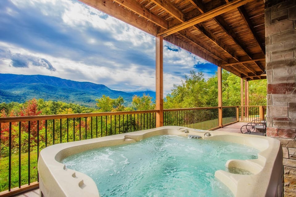 Natural landscape, Hot Tub, Mountain view