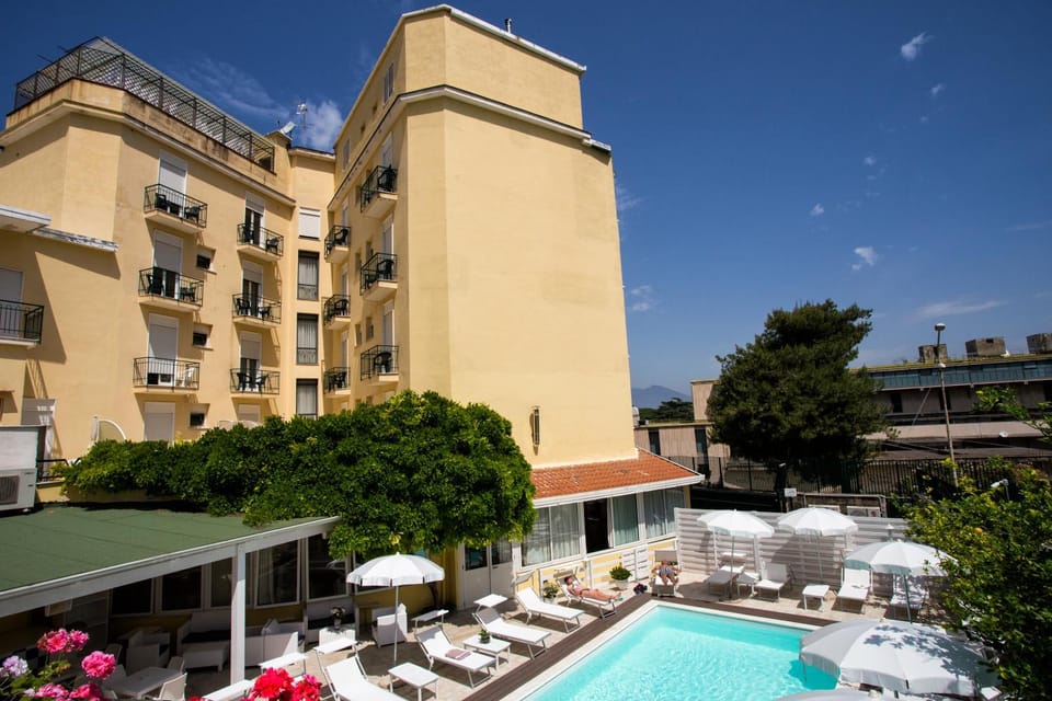 Property building, Pool view