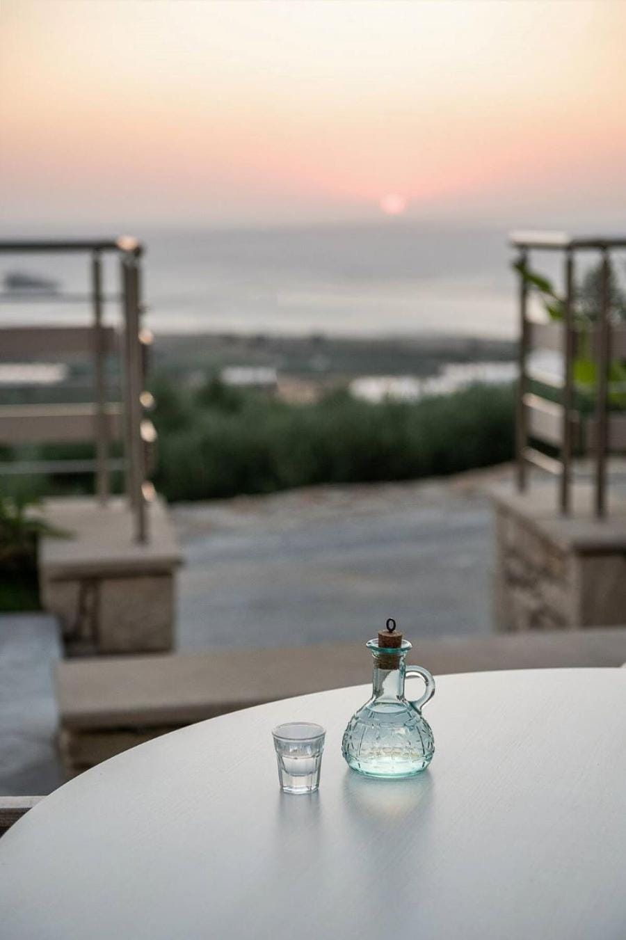 View (from property/room), Balcony/Terrace, Sea view, Sunset