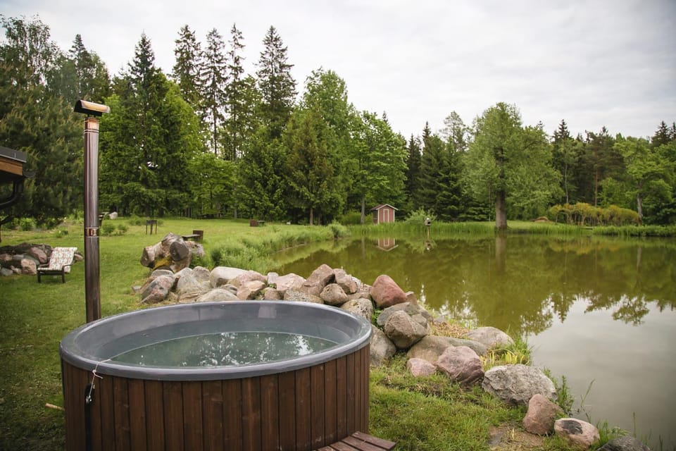 Day, Natural landscape, Hot Tub
