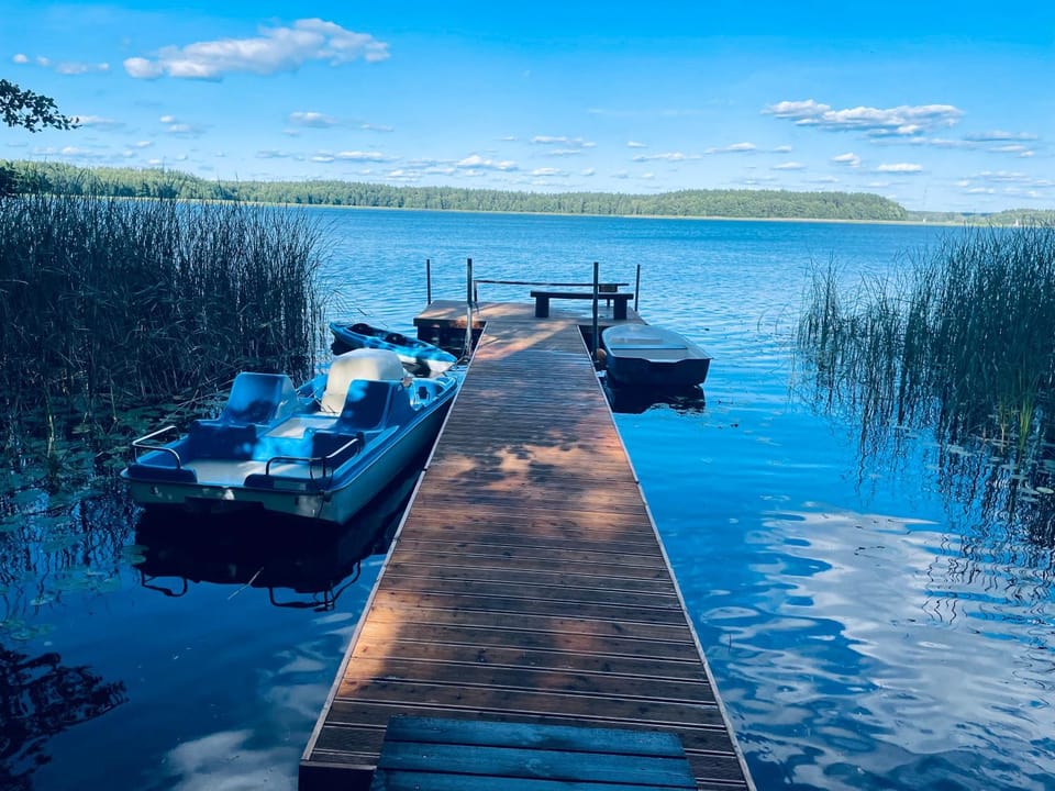 Dom nad jeziorem Mazury pomost segment 2 House in Lithuania