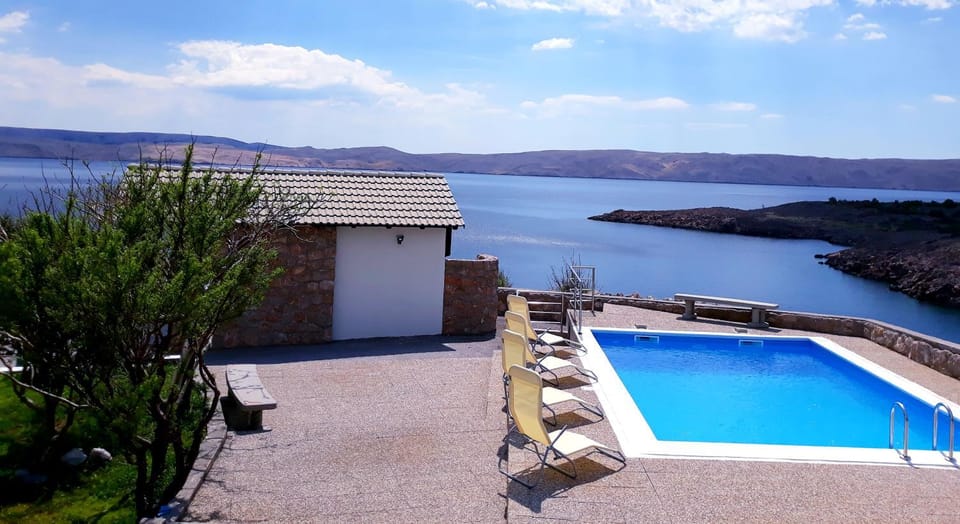 Natural landscape, Pool view, Sea view, Swimming pool