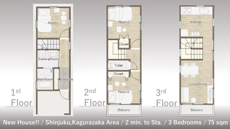 FINOA Residential Suite Kagurazaka House in Shinjuku