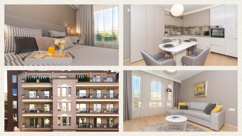 Property building, Kitchen or kitchenette, Living room, Seating area, Dining area