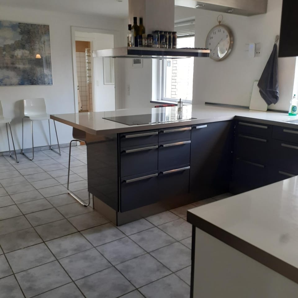 Kitchen or kitchenette, Dining area, stove