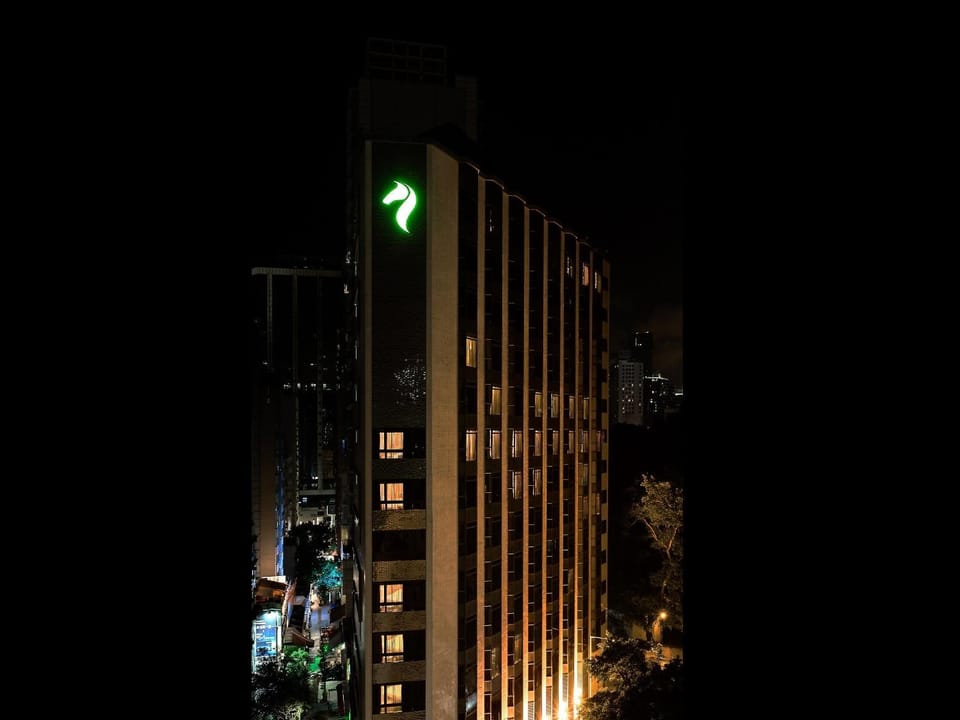 Property building, Night, Bird's eye view