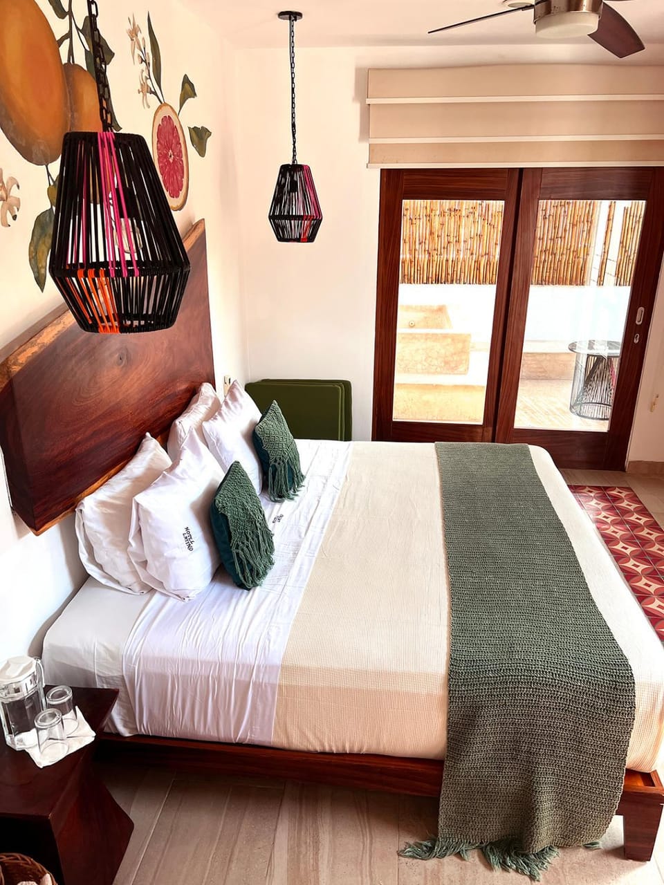 Bed, Bedroom, air conditioner