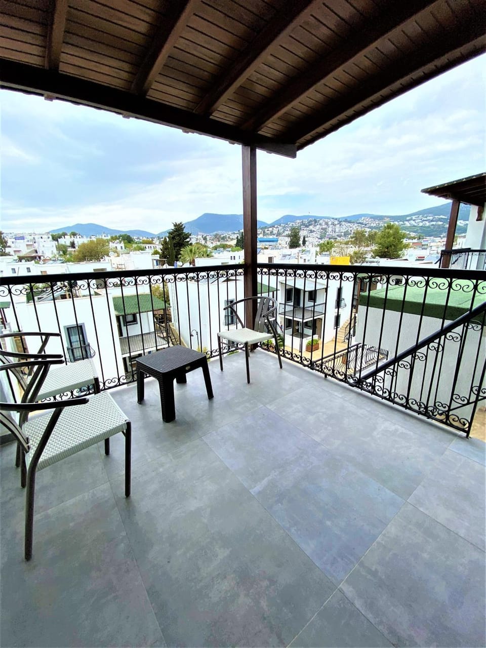 Patio, Balcony/Terrace, Garden view, Landmark view, Pool view