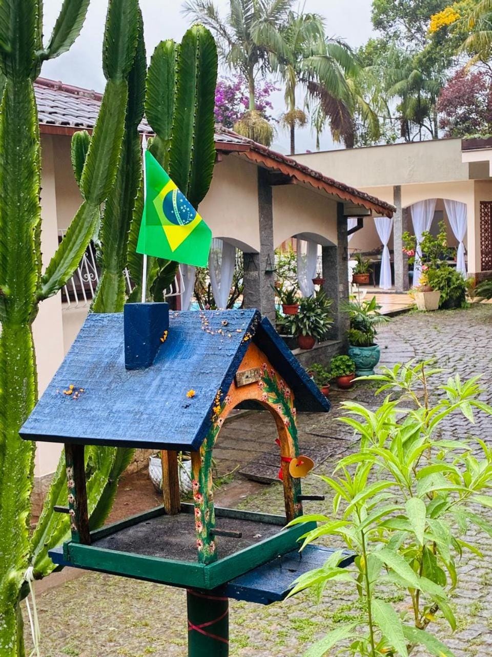 Property building, Patio, Day, Garden view
