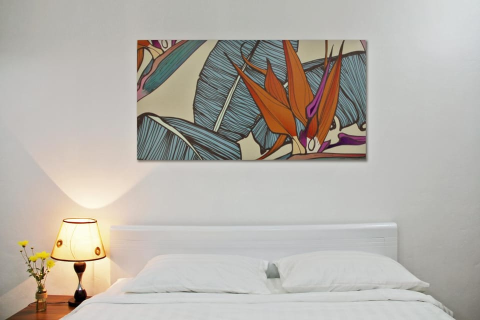 Bed, Decorative detail, Bedroom