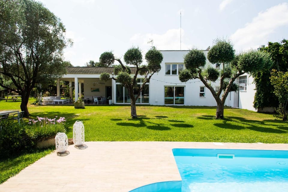 Property building, Day, Garden, Garden view, Swimming pool