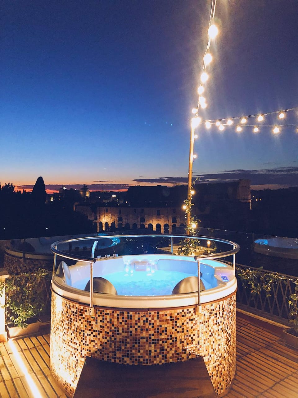 Hot Tub, Spa and wellness centre/facilities, Swimming pool, Sunset