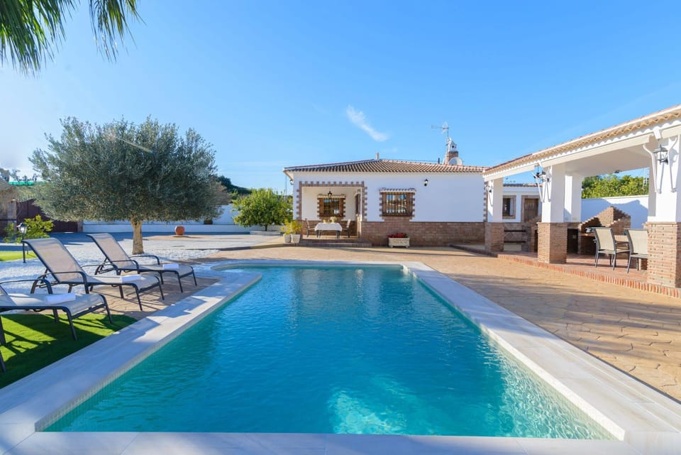 Property building, Living room, Swimming pool