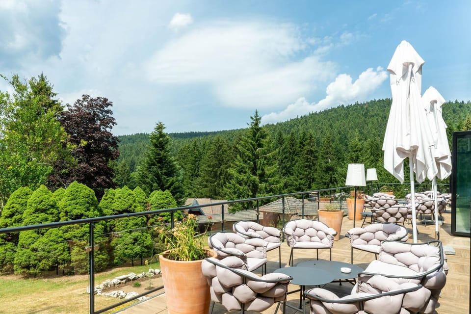 Patio, Natural landscape, Garden view, Mountain view