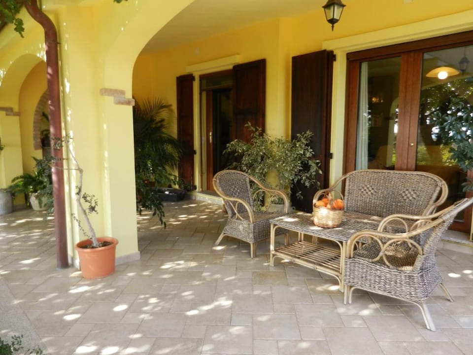 Property building, Patio