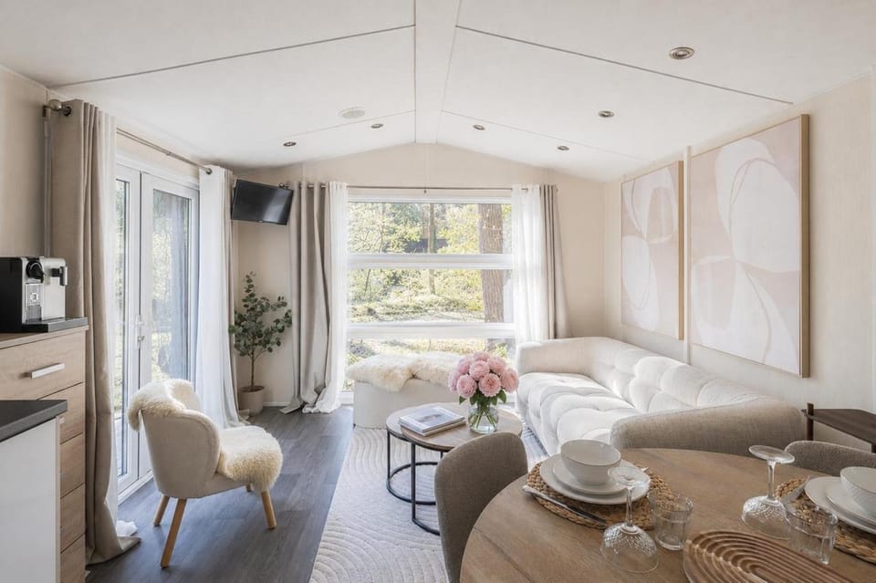 Sfeervol boshuisje op de Veluwe Vossenberg Apartment in Biddinghuizen