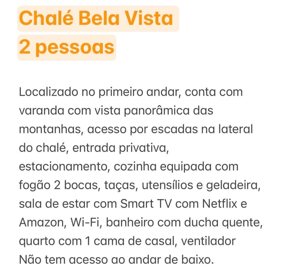Chalé Bela Vista - Chalés Belo Monte House in State of Ceará