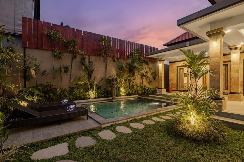 Property building, Patio, Garden, Garden view, Pool view, Swimming pool