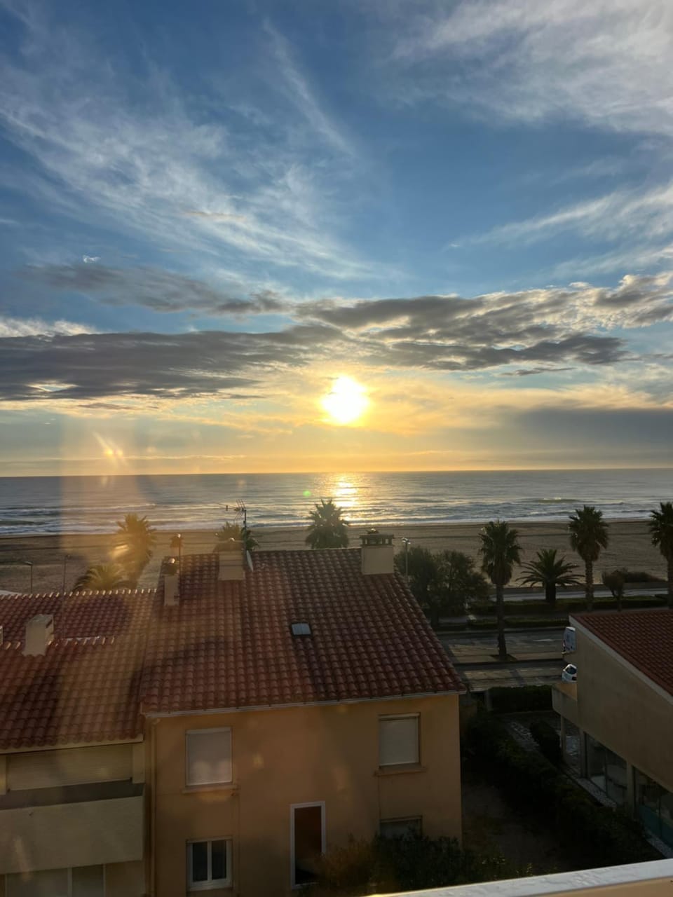 Natural landscape, Sea view, Sunset