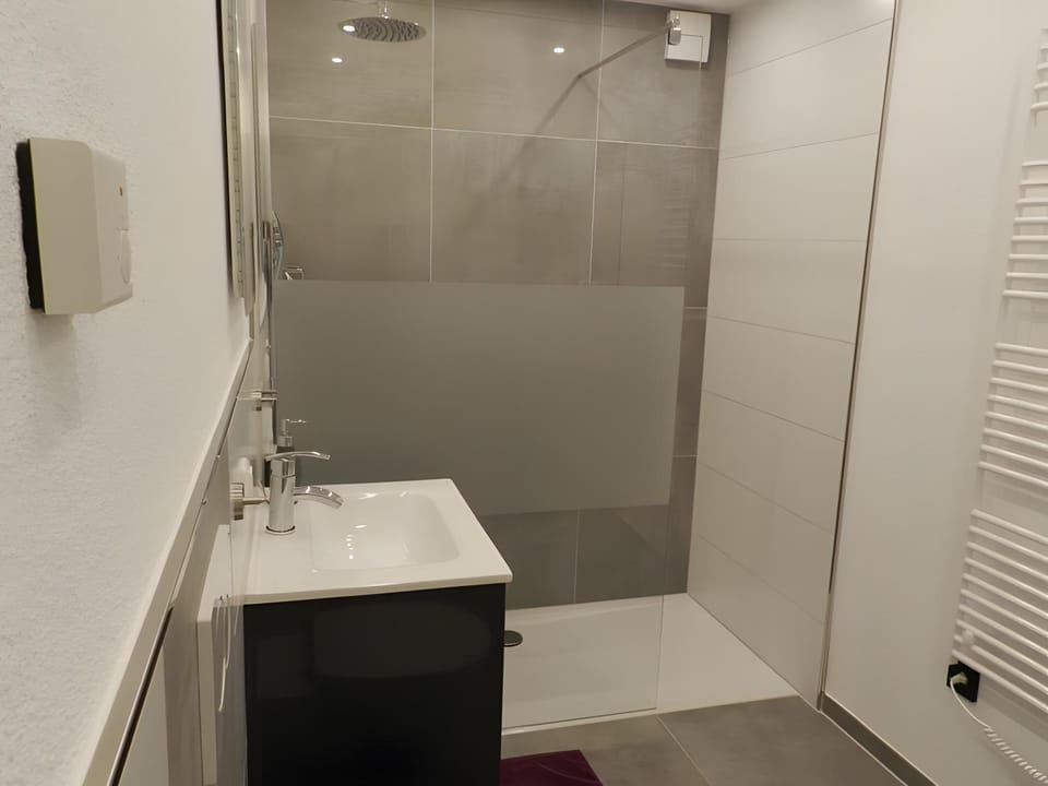 Bathroom, Living room