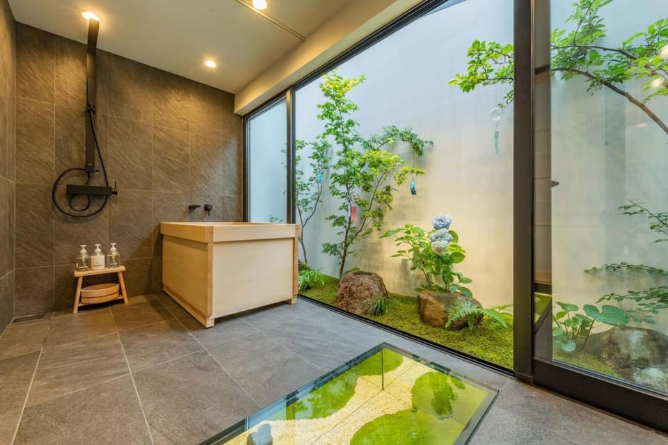 Garden, Bathroom, Open Air Bath, Bath