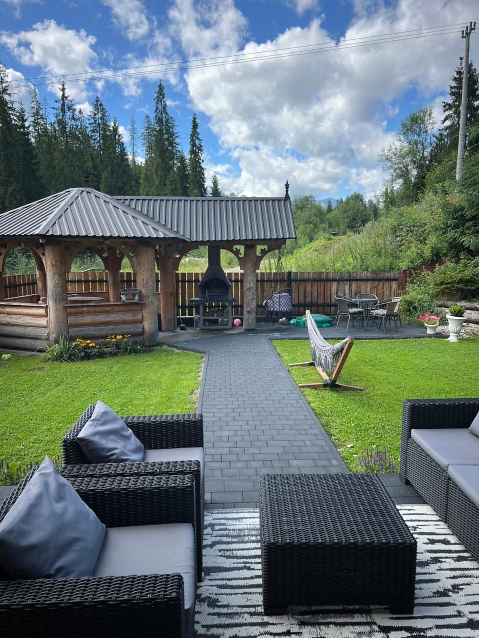 Natural landscape, Garden, Garden view