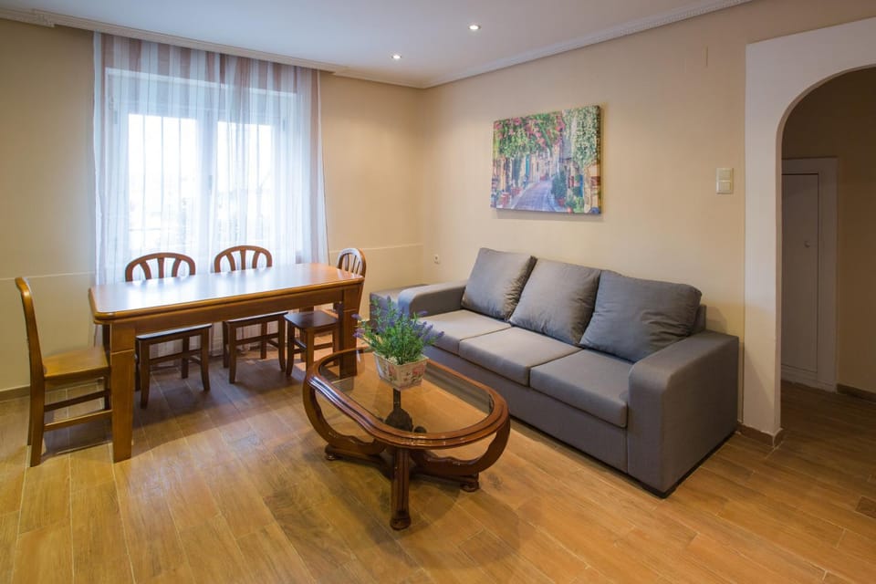 Living room, Seating area, Dining area