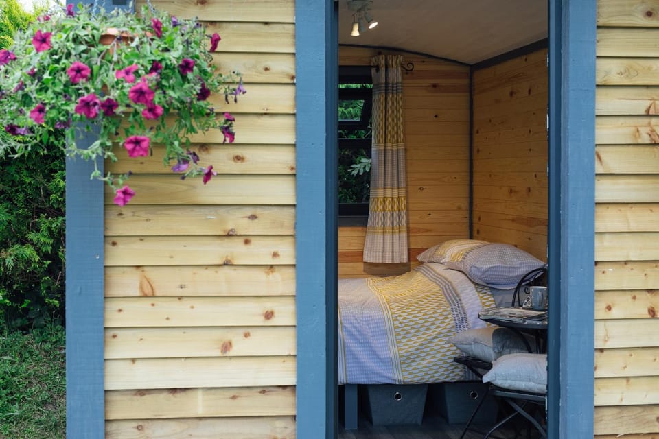 Buttles Shepherd's Hut Campground/ 
RV Resort in Wales
