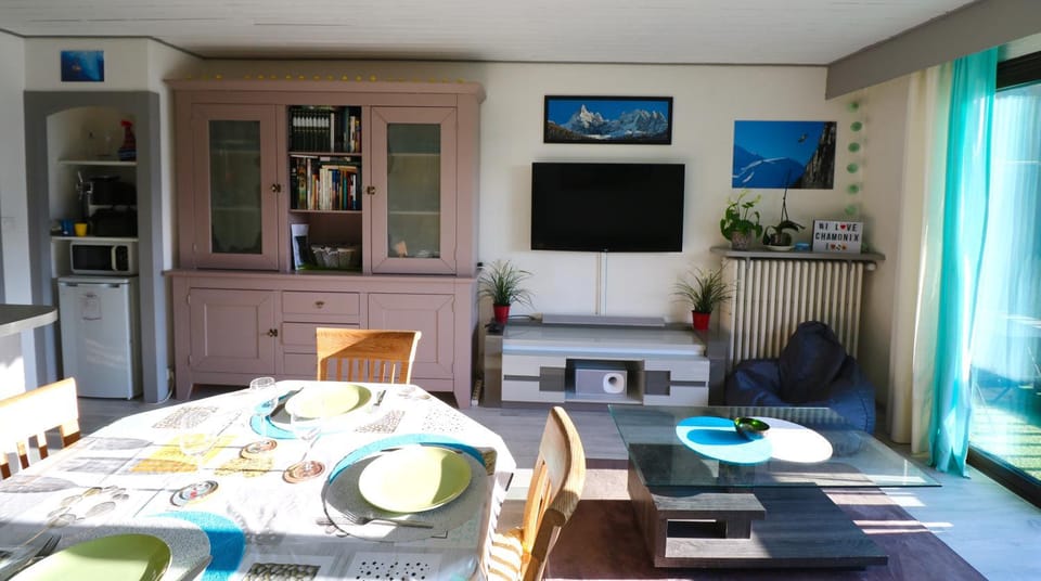 Chamonix centre, 51m2, vue Mt Blanc, 2 à 6 pers, 2 balcons Apartment in Chamonix