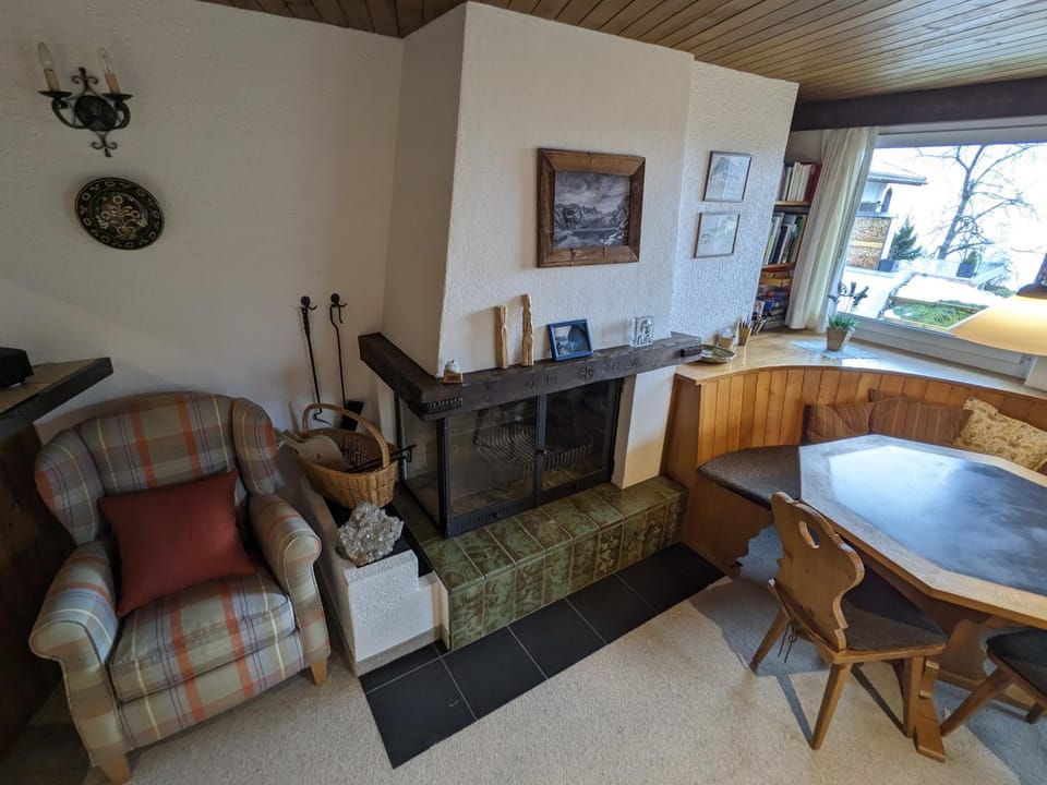 Living room, Dining area, flat iron