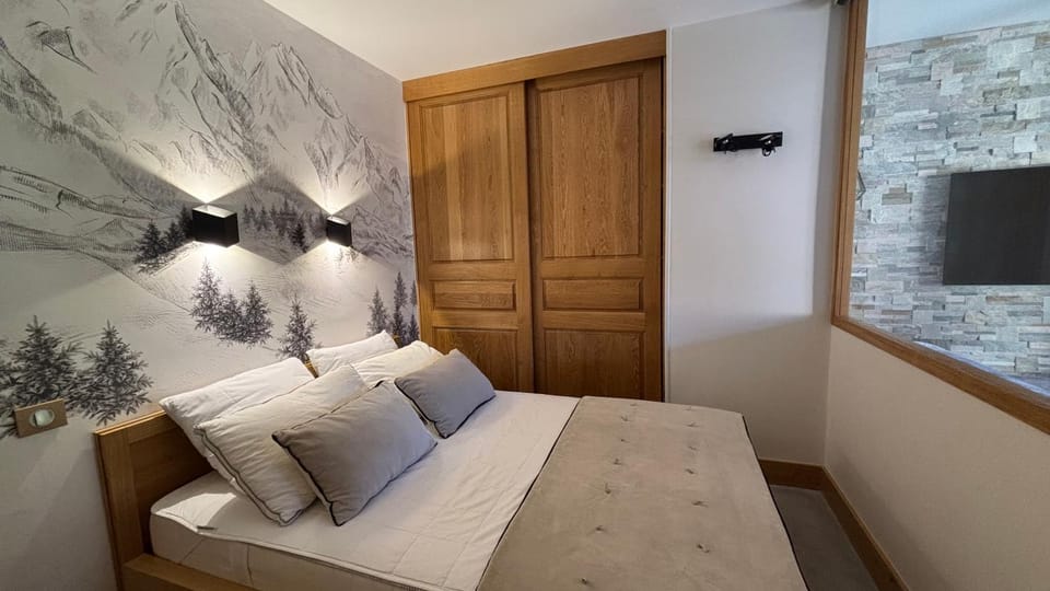 Arc1950 Prince Des Cimes appt 4-5 pers ski in out piscine intérieure Apartment in Bourg-Saint-Maurice